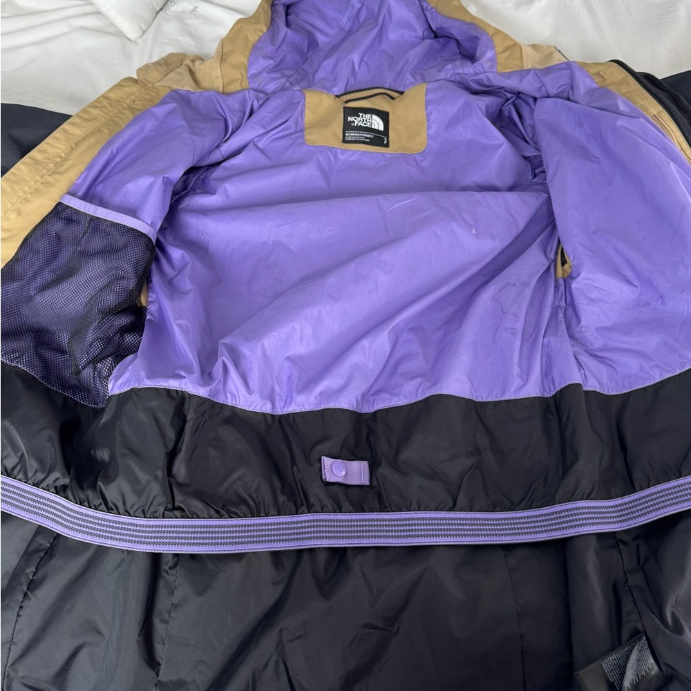 The North Face Purple and Tan Jacket